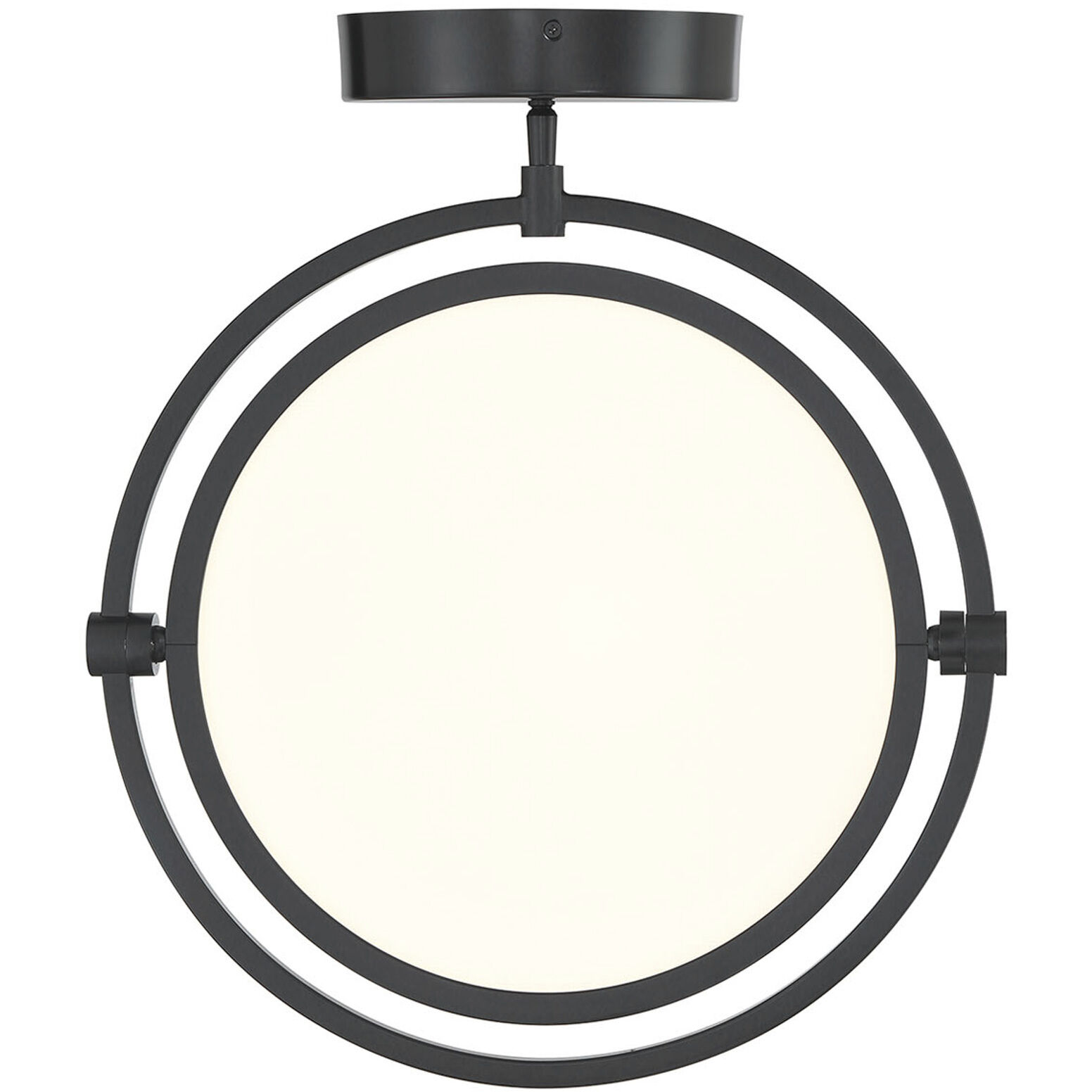 Studio 23 LED 16.5 inch Coal Semi Flush Ceiling Light